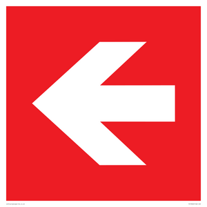 Left arrow (white on red background)